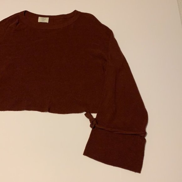 Aritzia Wilfred Maroon Wool Sweater - Women’s Size Small - Picture 4 of 7